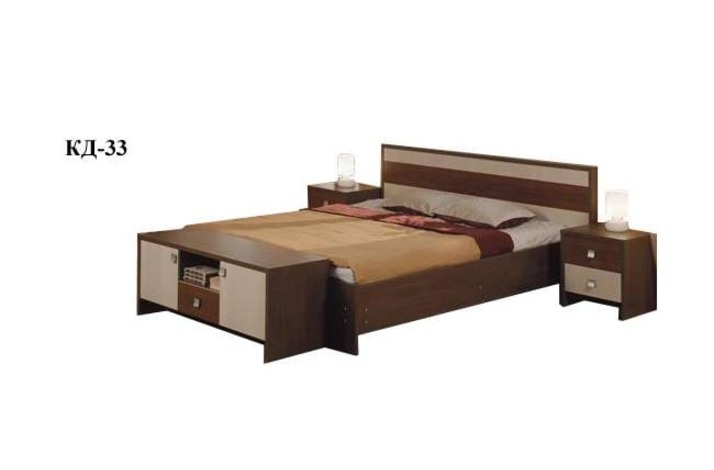Кровать двуспальная КД-33