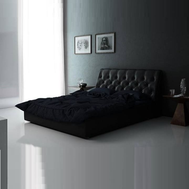 Кровать из экокожи КН-337