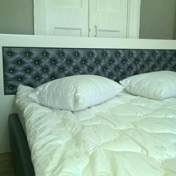 Кровать из экокожи КН-90